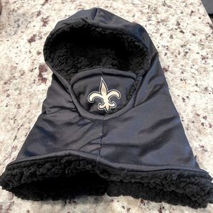 Saints FOCO NFL Team Logo Hooded Gaiter Face Cover
